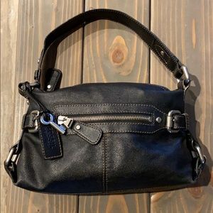 Fossil leather shoulder bag